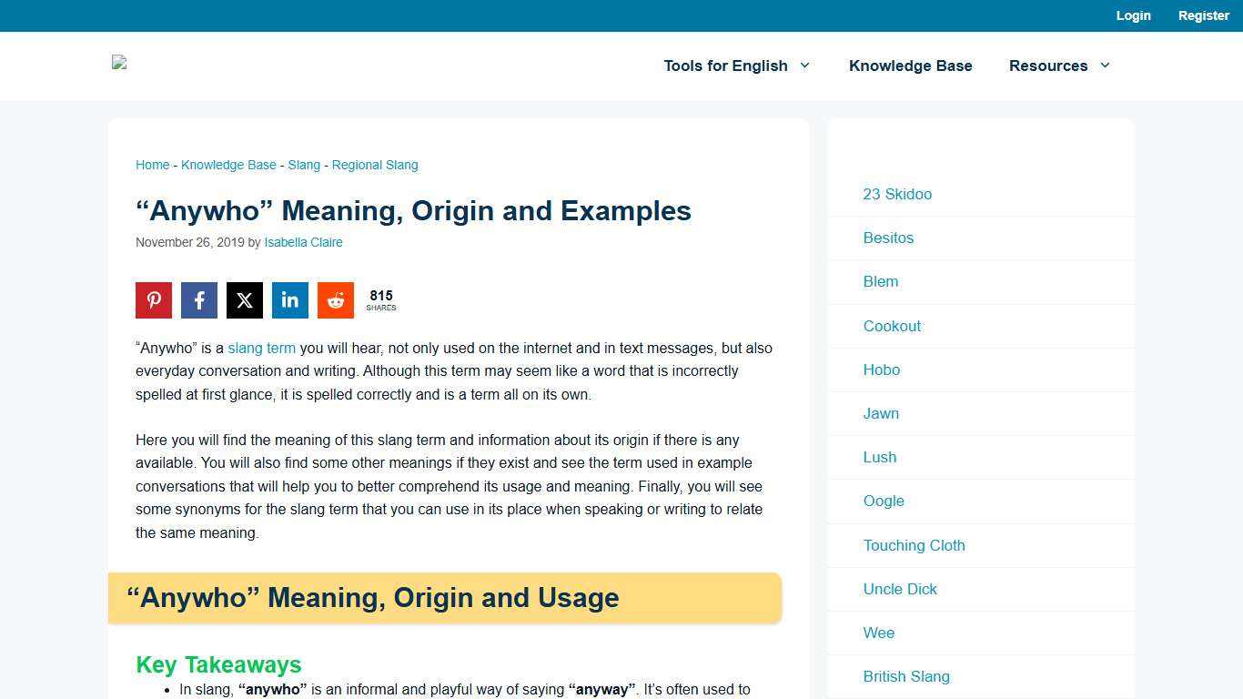 "Anywho" Meaning, Origin and Examples • 7ESL